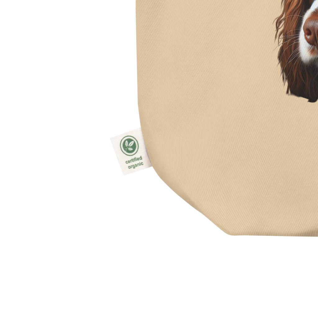 Springer Spaniel with Pearl Earring – Eco Tote Bag