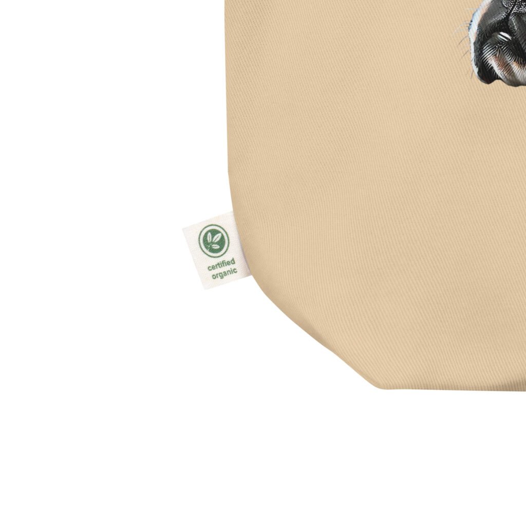 Bulldog with Pearl Earring – Eco Tote Bag