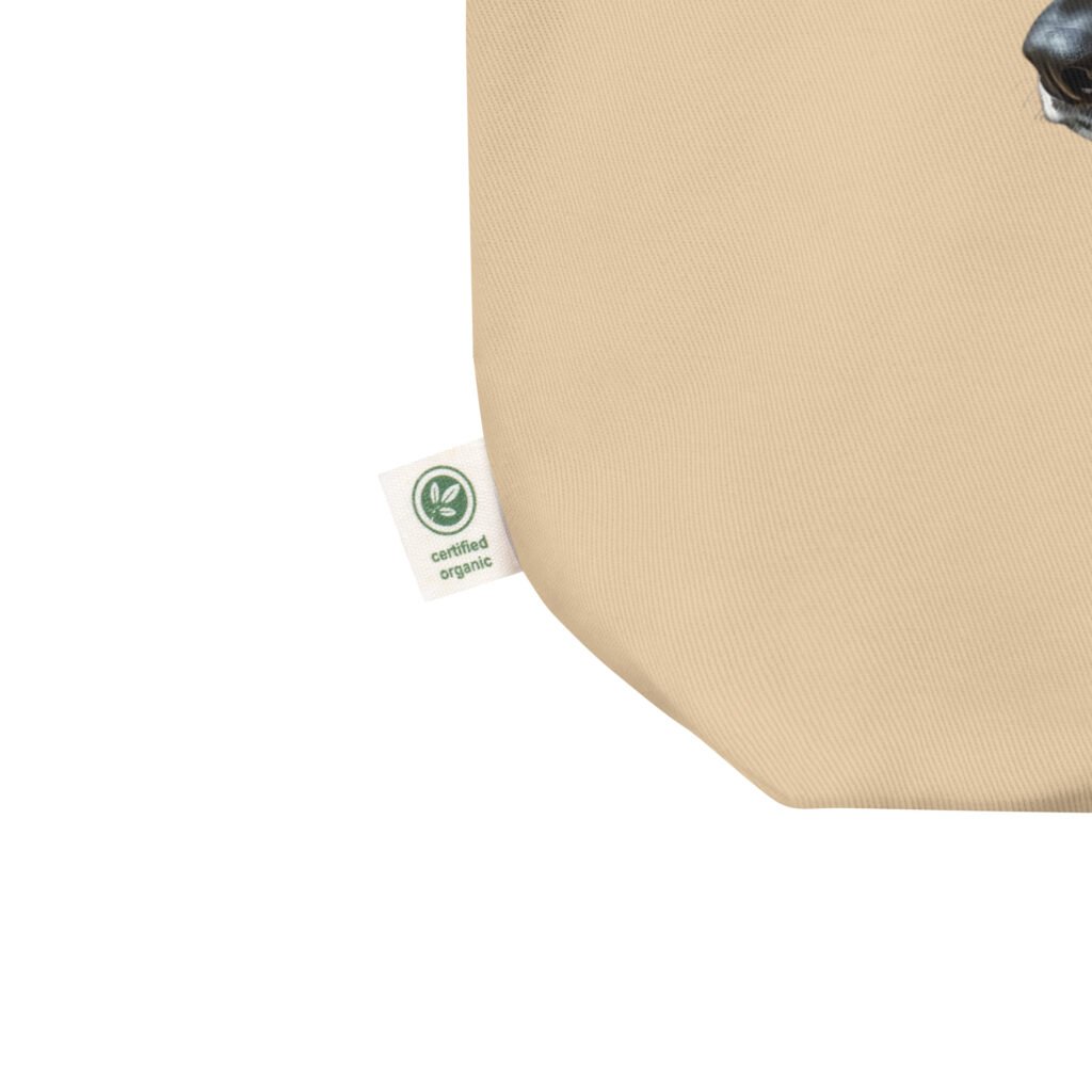 German Shepherd with Pearl Earring – Eco Tote Bag