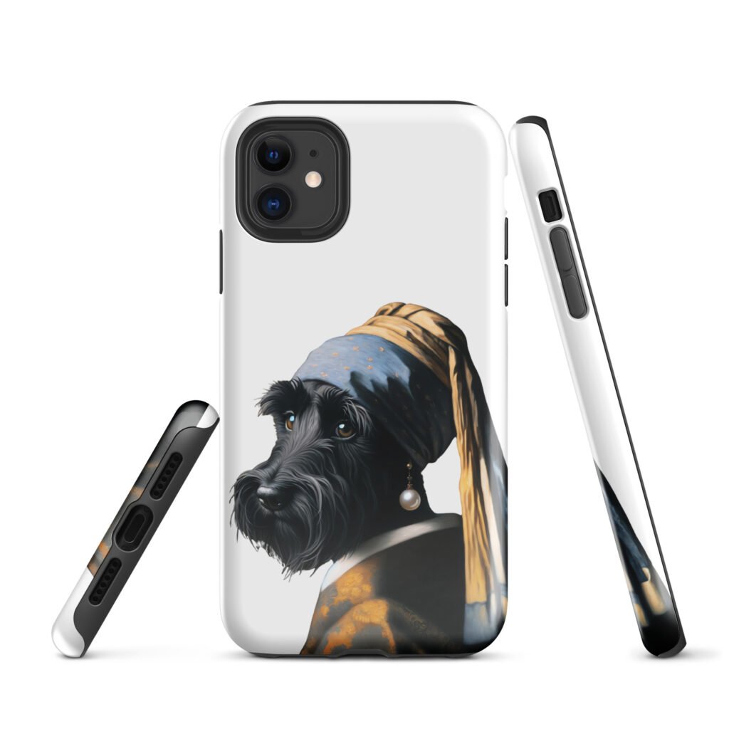 Scottish Terrier with Pearl Earring – Tough Case for iPhone®