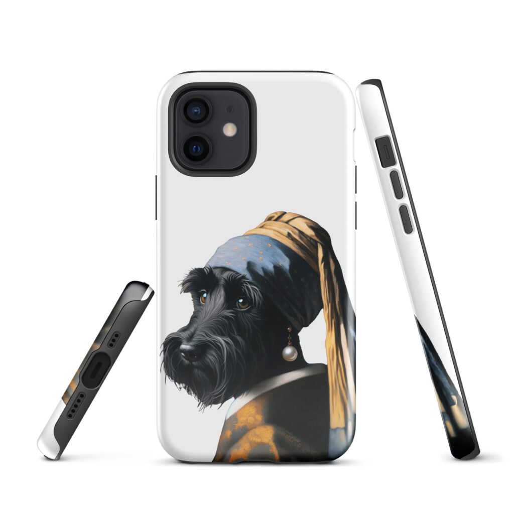 Scottish Terrier with Pearl Earring – Tough Case for iPhone®