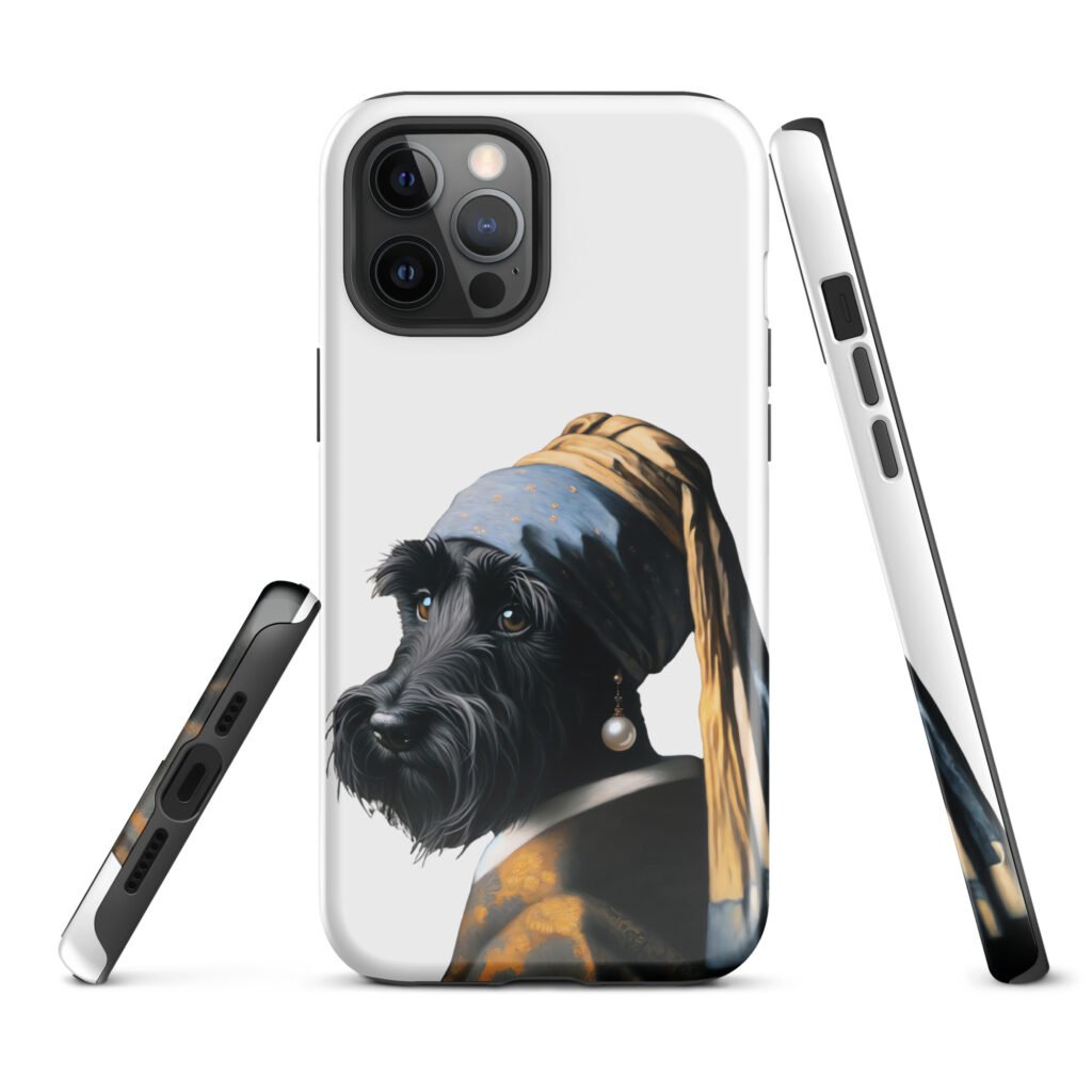 Scottish Terrier with Pearl Earring – Tough Case for iPhone®