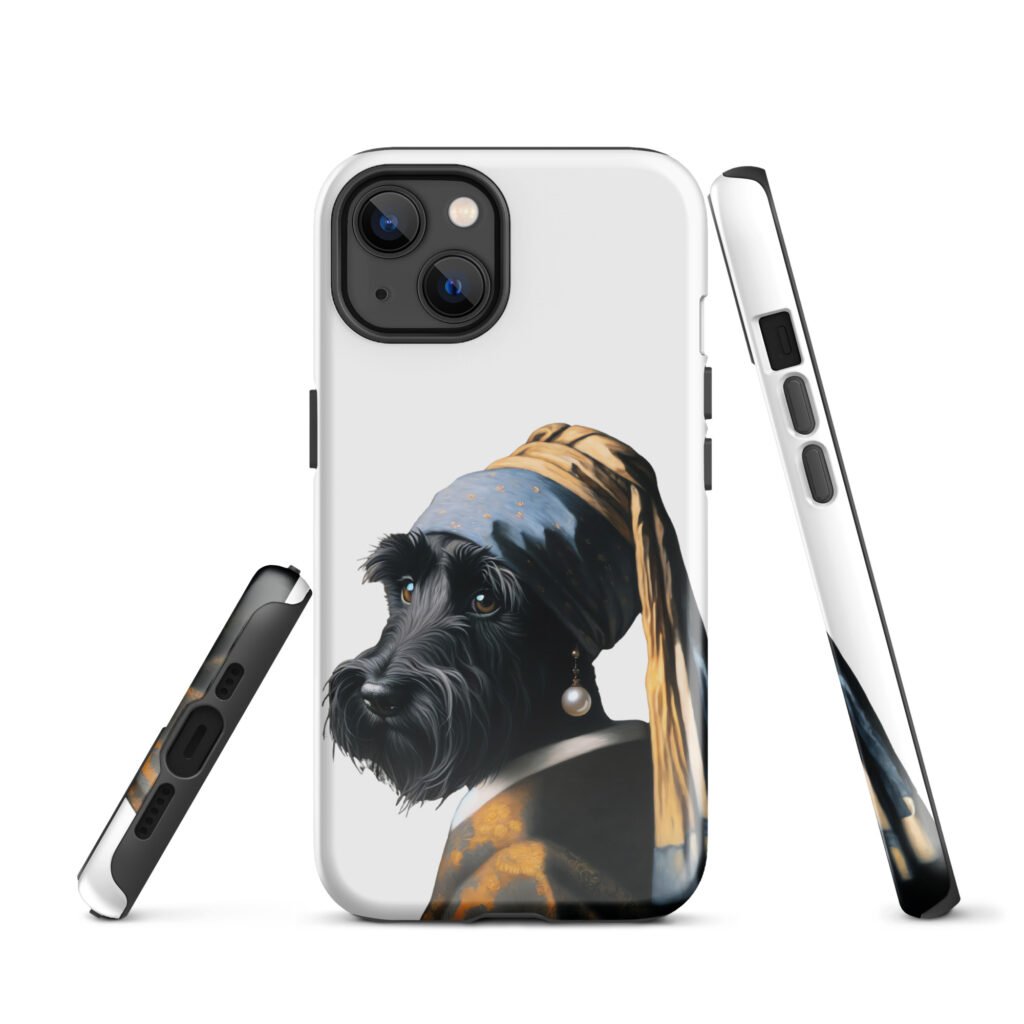 Scottish Terrier with Pearl Earring – Tough Case for iPhone®