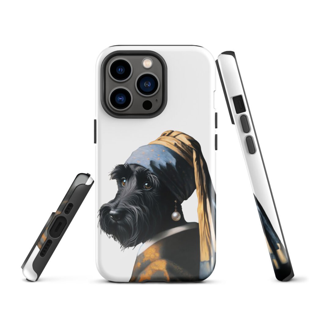 Scottish Terrier with Pearl Earring – Tough Case for iPhone®