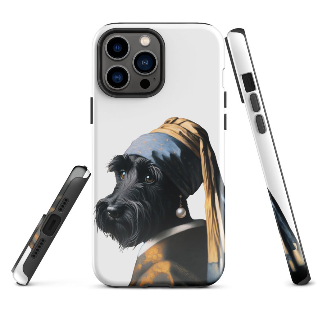 Scottish Terrier with Pearl Earring – Tough Case for iPhone®