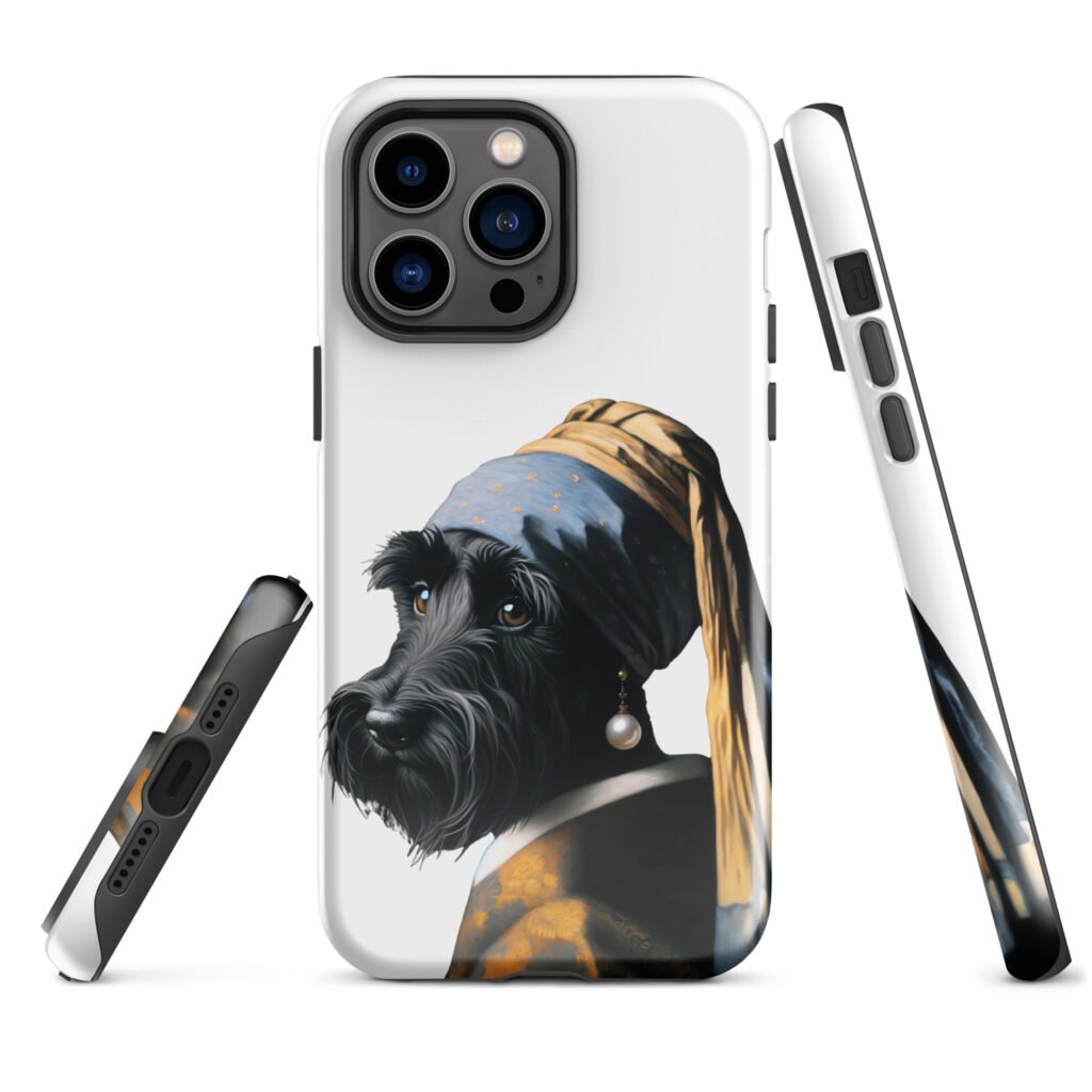 Scottish Terrier with Pearl Earring – Tough Case for iPhone®