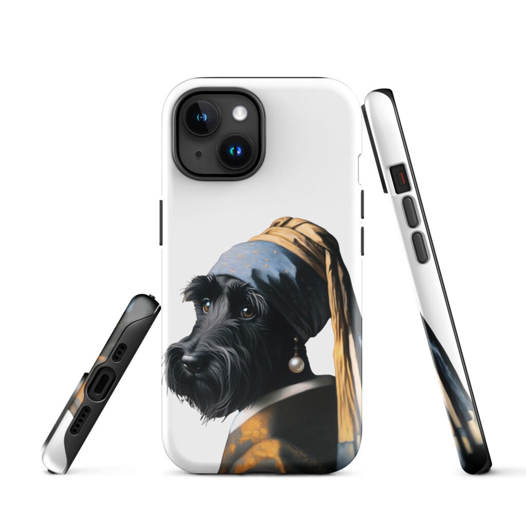 Scottish Terrier with Pearl Earring – Tough Case for iPhone®