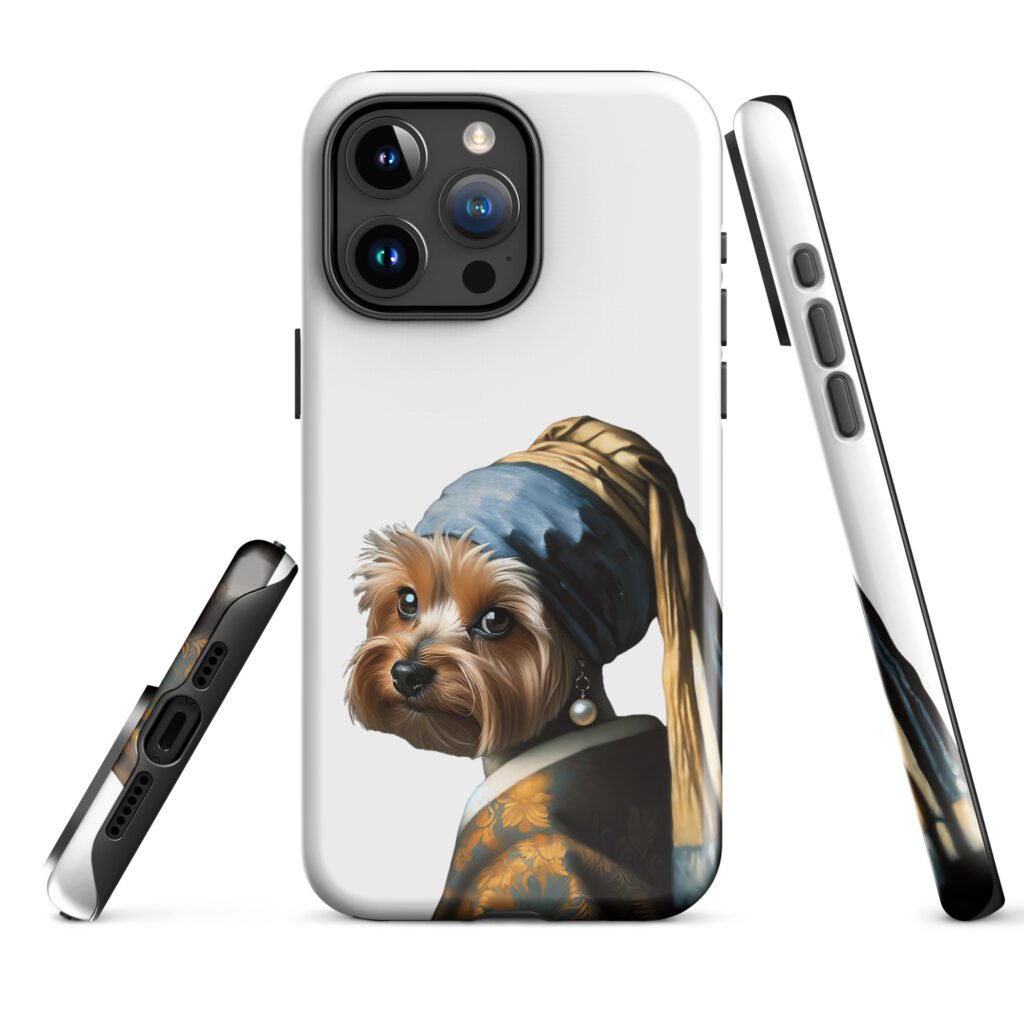 Yorkshire Terrier with Pearl Earring – Tough Case for iPhone®