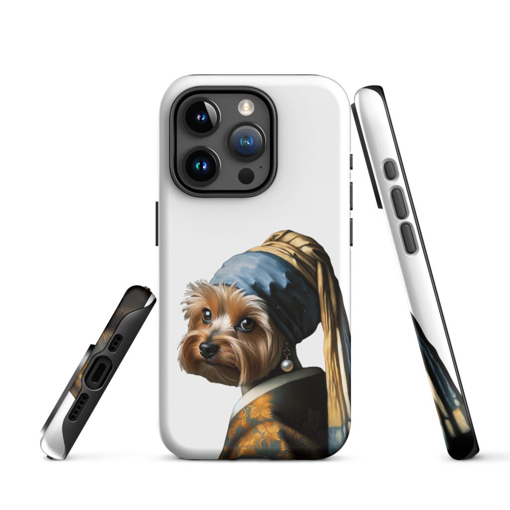 Yorkshire Terrier with Pearl Earring – Tough Case for iPhone®