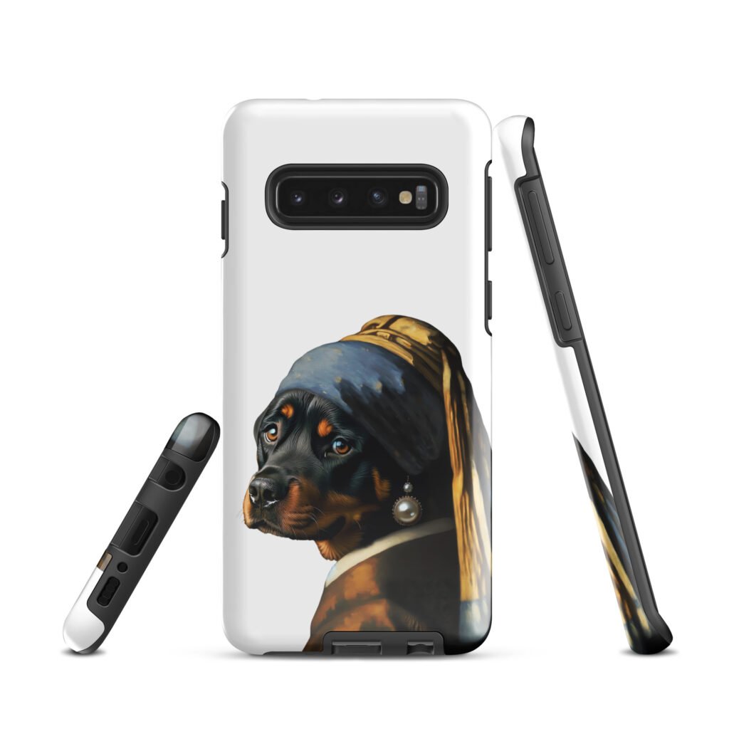 Rottweiler with Pearl Earring – Tough case for Samsung®