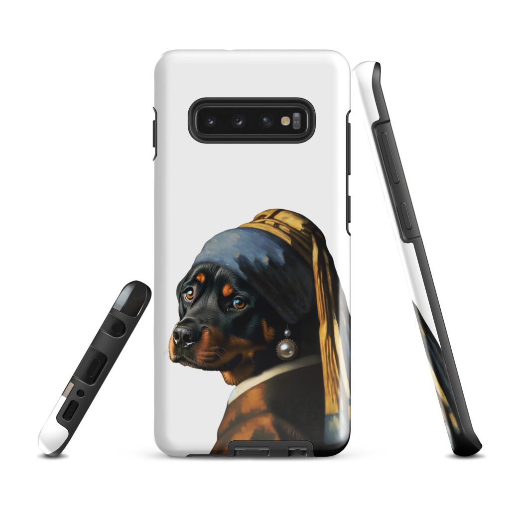 Rottweiler with Pearl Earring – Tough case for Samsung®