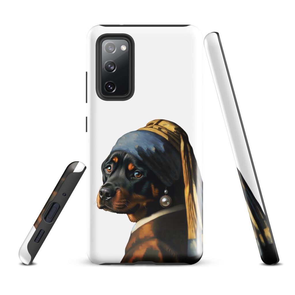 Rottweiler with Pearl Earring – Tough case for Samsung®