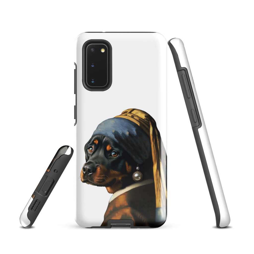 Rottweiler with Pearl Earring – Tough case for Samsung®