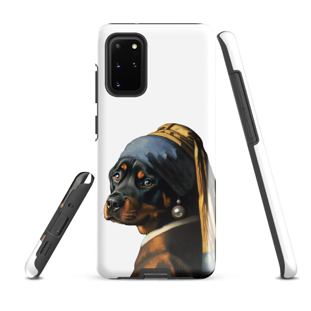 Rottweiler with Pearl Earring – Tough case for Samsung®