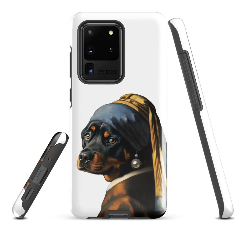 Rottweiler with Pearl Earring – Tough case for Samsung®