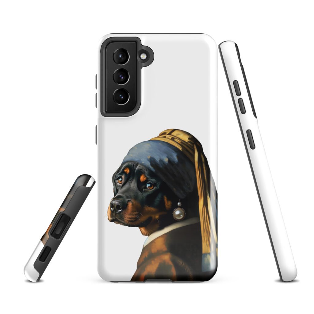 Rottweiler with Pearl Earring – Tough case for Samsung®