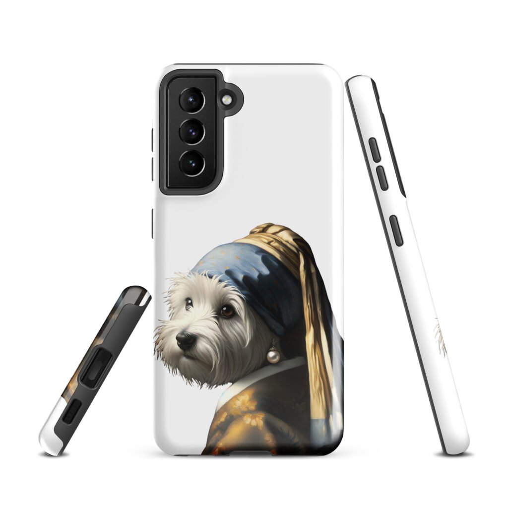 West Terrier with Pearl Earring – Tough case for Samsung®