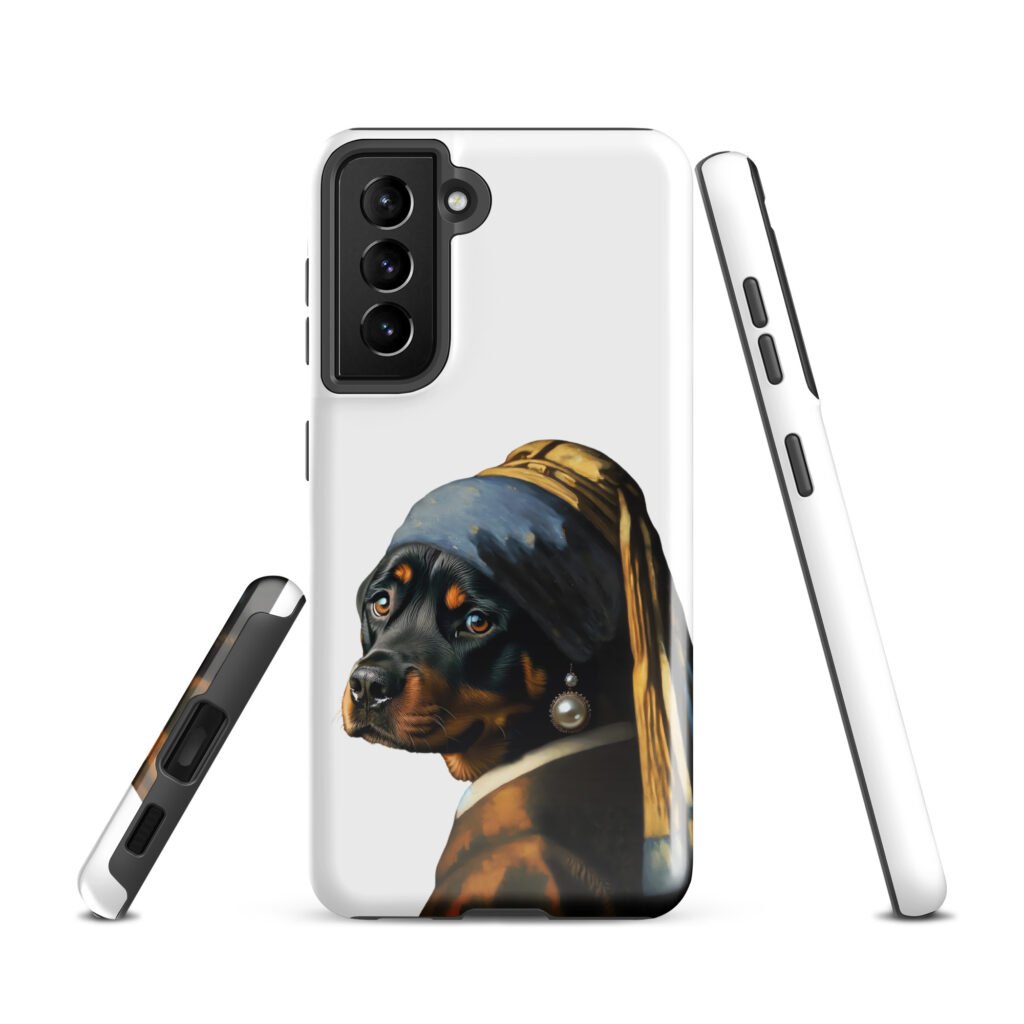 Rottweiler with Pearl Earring – Tough case for Samsung®