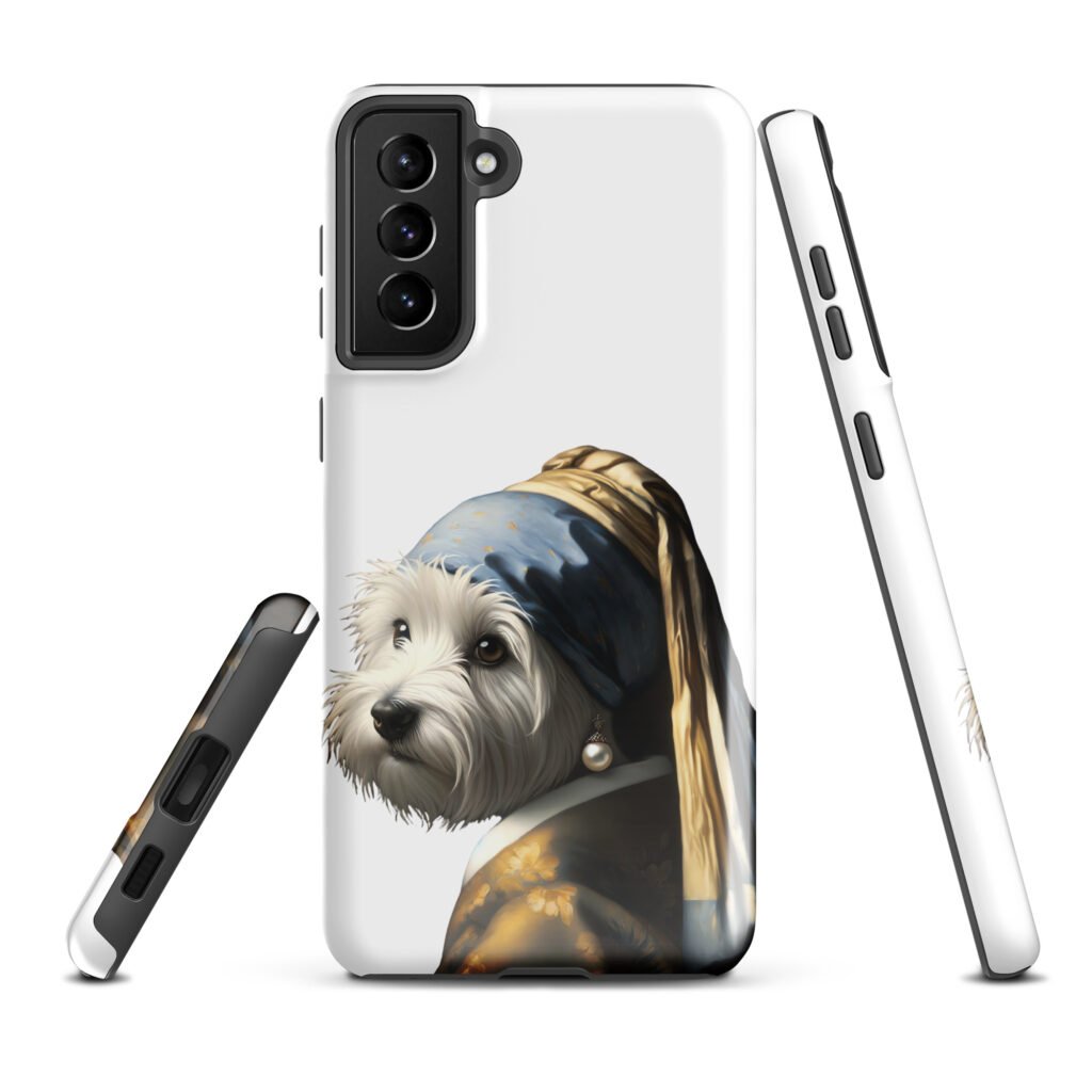 West Terrier with Pearl Earring – Tough case for Samsung®