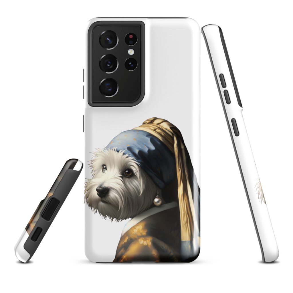 West Terrier with Pearl Earring – Tough case for Samsung®