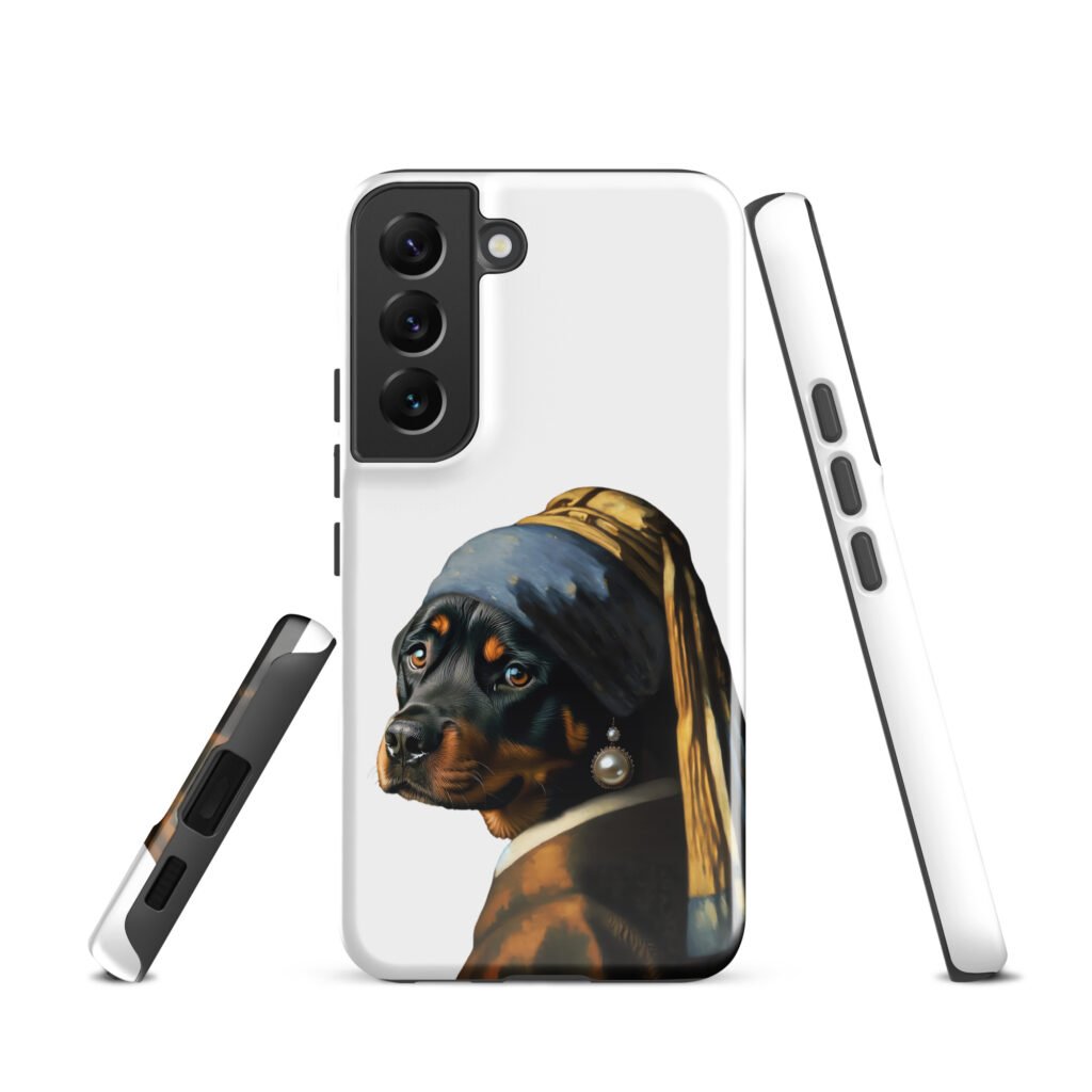 Rottweiler with Pearl Earring – Tough case for Samsung®