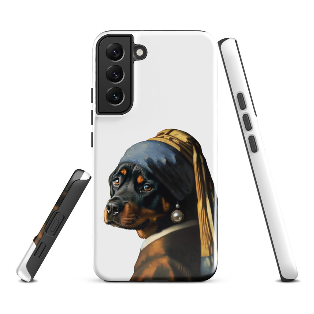 Rottweiler with Pearl Earring – Tough case for Samsung®