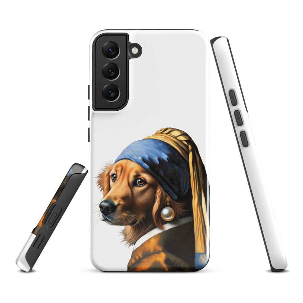 Golden Retriever with Pearl Earring – Tough case for Samsung®