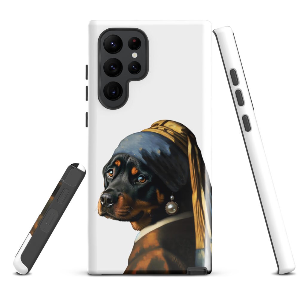 Rottweiler with Pearl Earring – Tough case for Samsung®