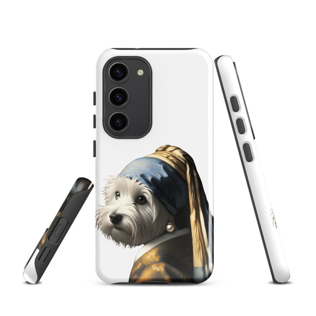 West Terrier with Pearl Earring – Tough case for Samsung®