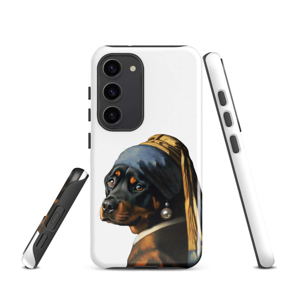 Rottweiler with Pearl Earring – Tough case for Samsung®