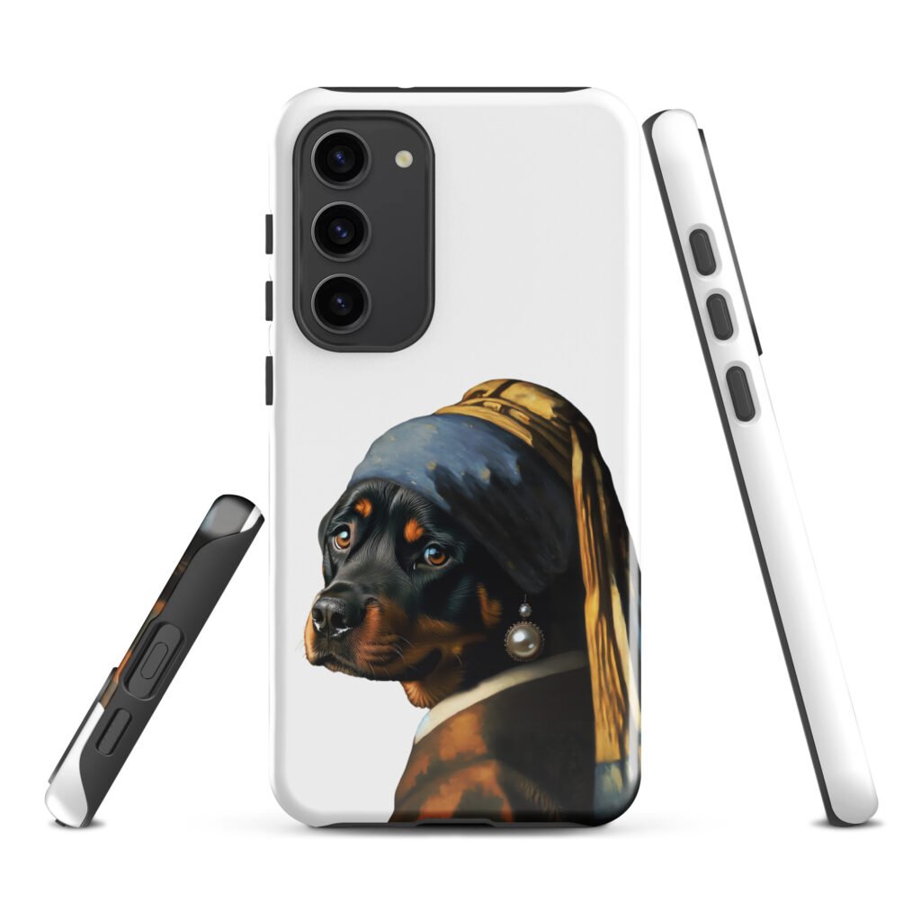 Rottweiler with Pearl Earring – Tough case for Samsung®