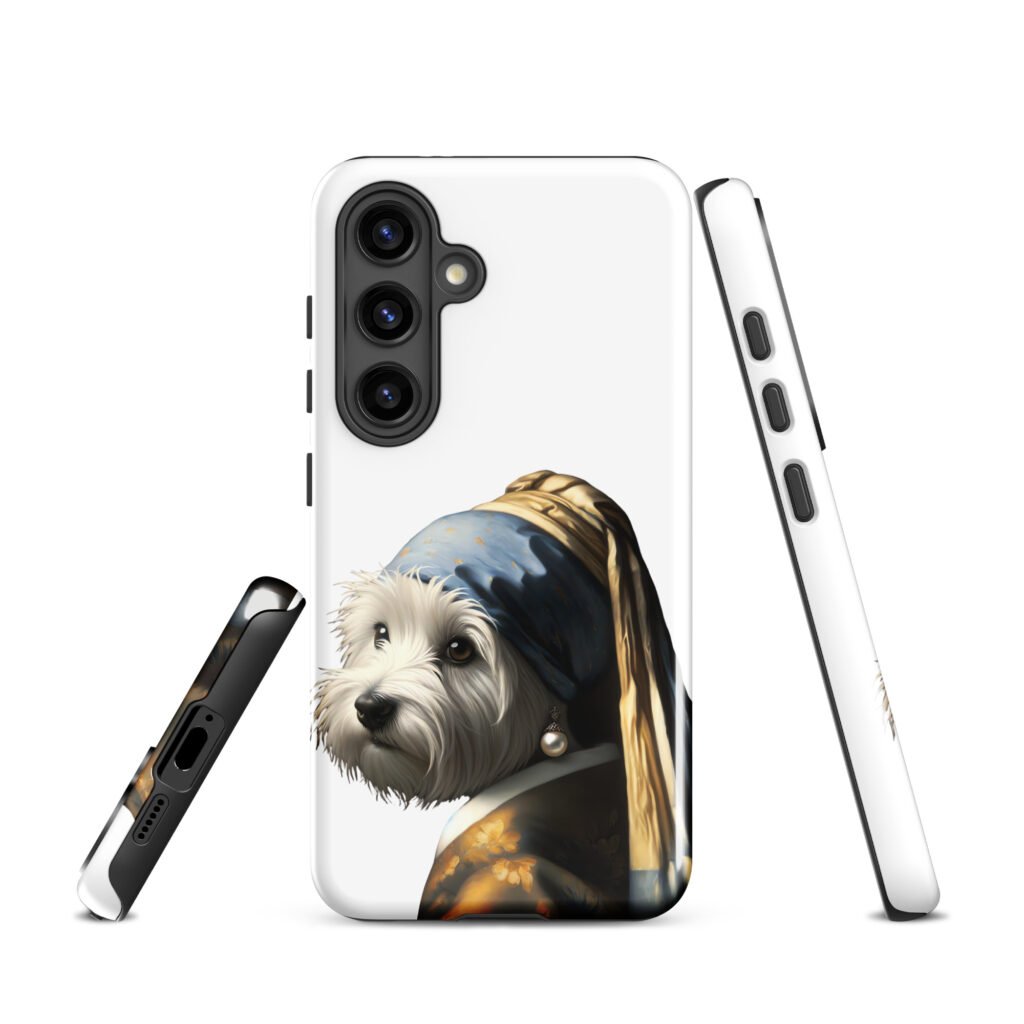 West Terrier with Pearl Earring – Tough case for Samsung®