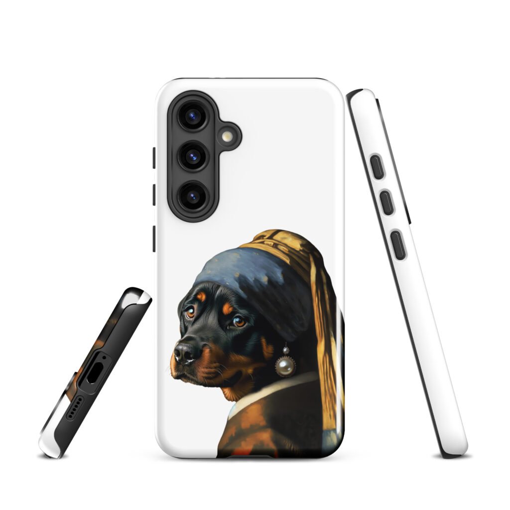 Rottweiler with Pearl Earring – Tough case for Samsung®