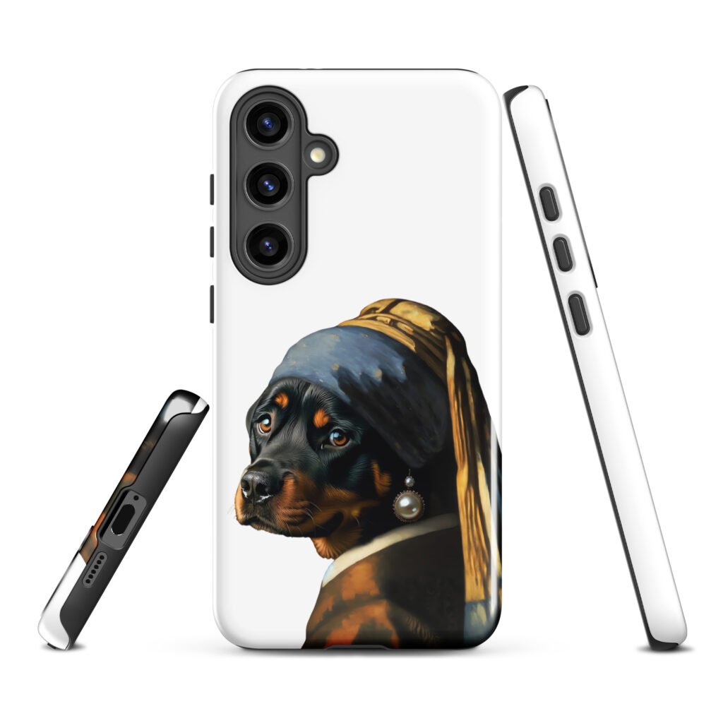 Rottweiler with Pearl Earring – Tough case for Samsung®