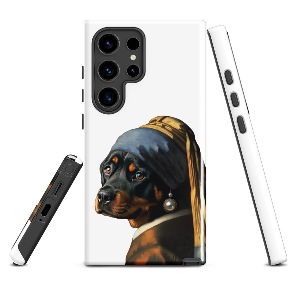 Rottweiler with Pearl Earring – Tough case for Samsung®