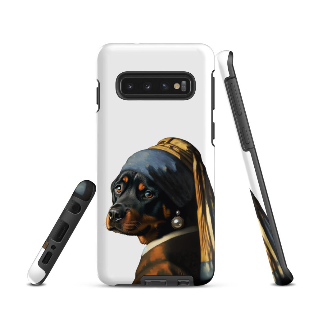 Rottweiler with Pearl Earring – Tough case for Samsung®