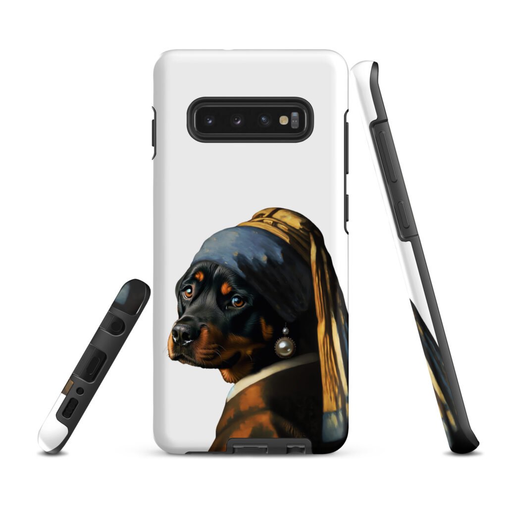 Rottweiler with Pearl Earring – Tough case for Samsung®