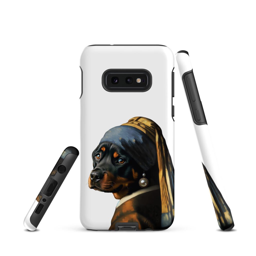 Rottweiler with Pearl Earring – Tough case for Samsung®