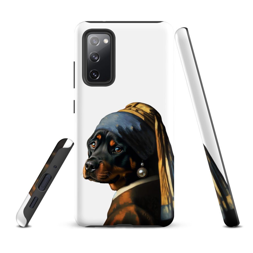 Rottweiler with Pearl Earring – Tough case for Samsung®