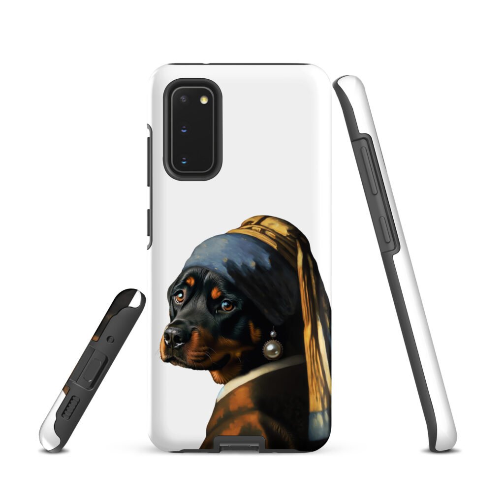 Rottweiler with Pearl Earring – Tough case for Samsung®