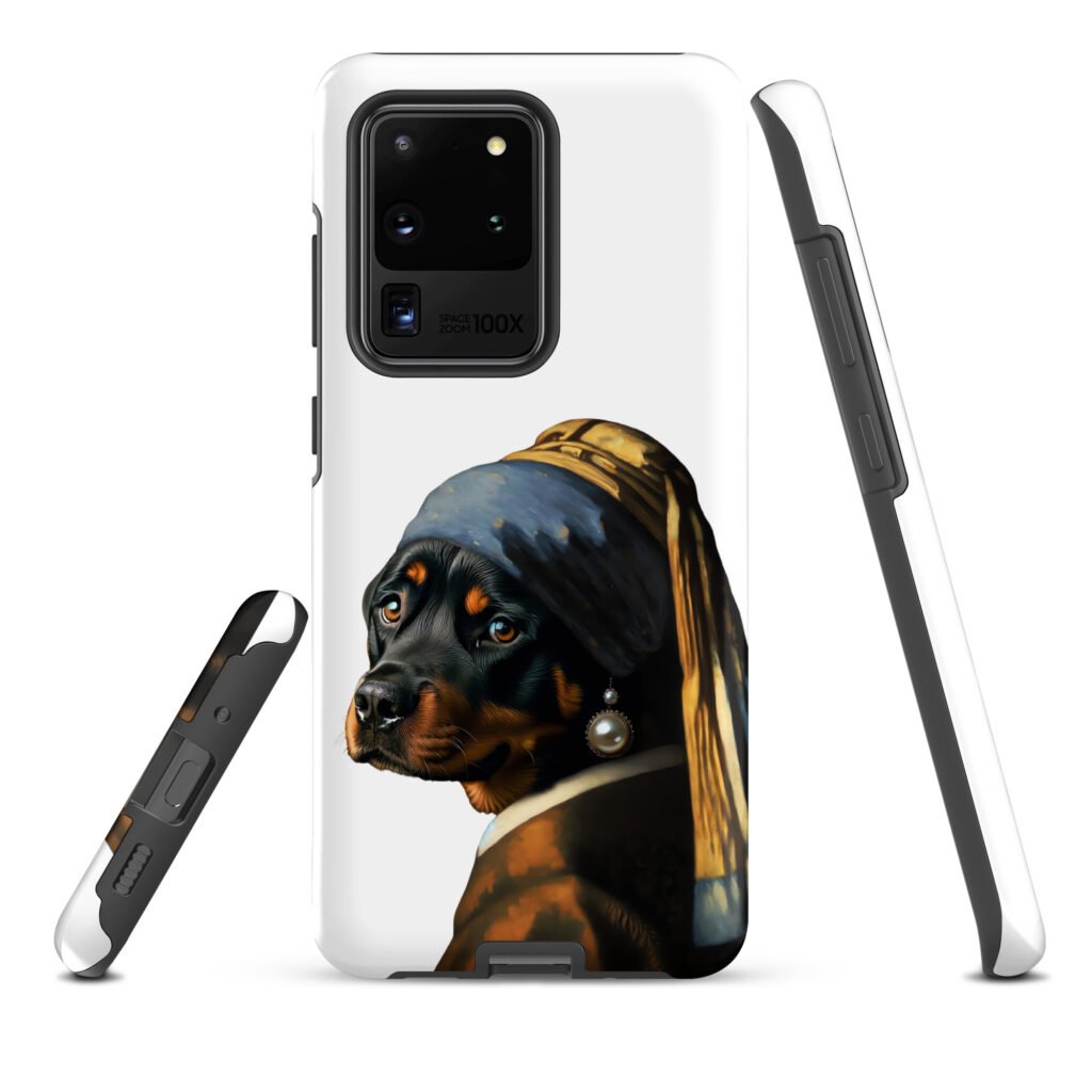 Rottweiler with Pearl Earring – Tough case for Samsung®