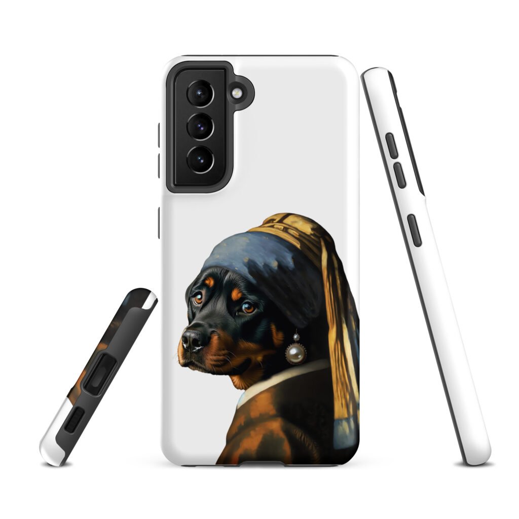 Rottweiler with Pearl Earring – Tough case for Samsung®