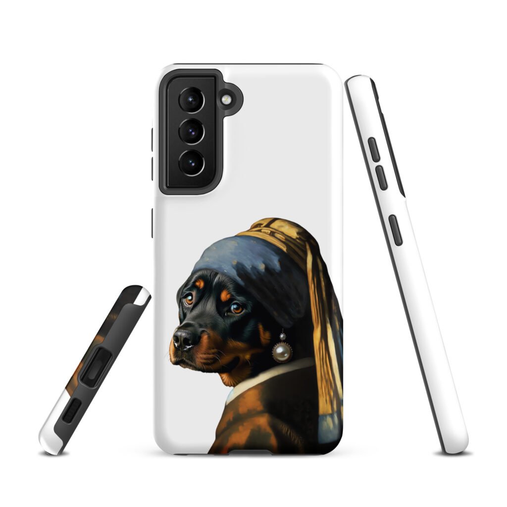 Rottweiler with Pearl Earring – Tough case for Samsung®