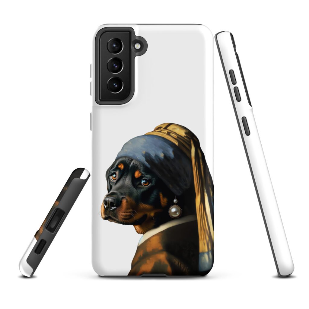 Rottweiler with Pearl Earring – Tough case for Samsung®