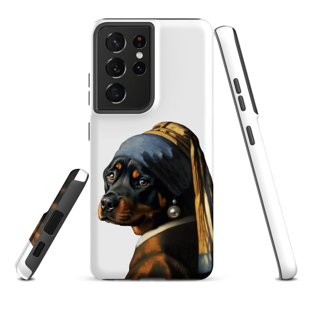 Rottweiler with Pearl Earring – Tough case for Samsung®