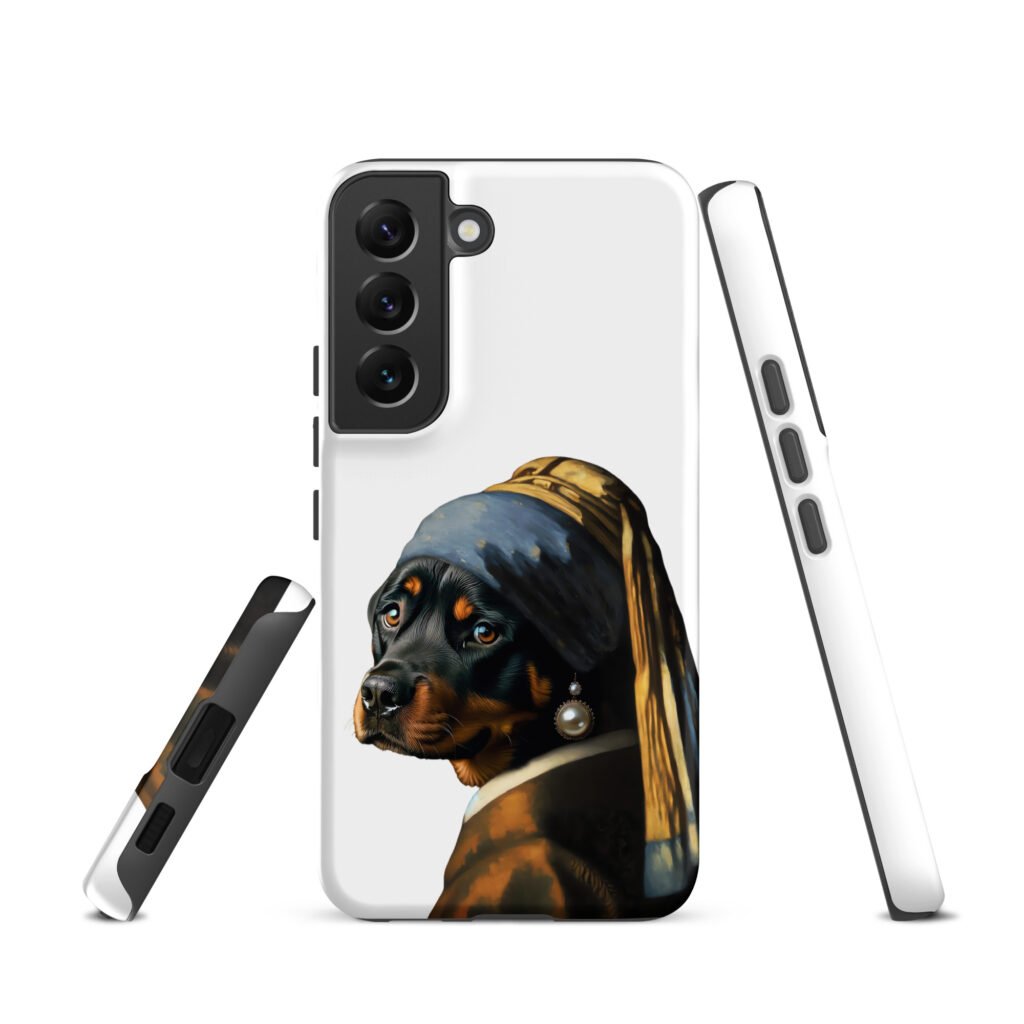 Rottweiler with Pearl Earring – Tough case for Samsung®