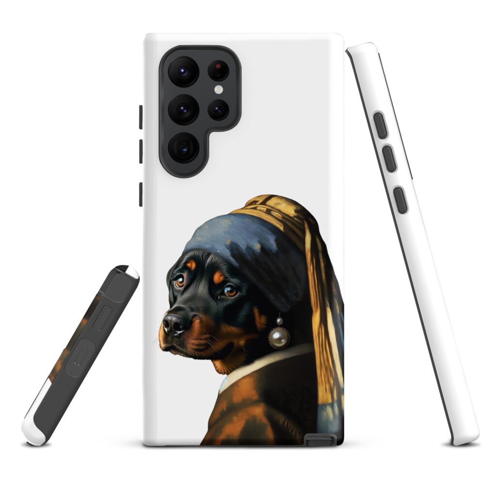 Rottweiler with Pearl Earring – Tough case for Samsung®