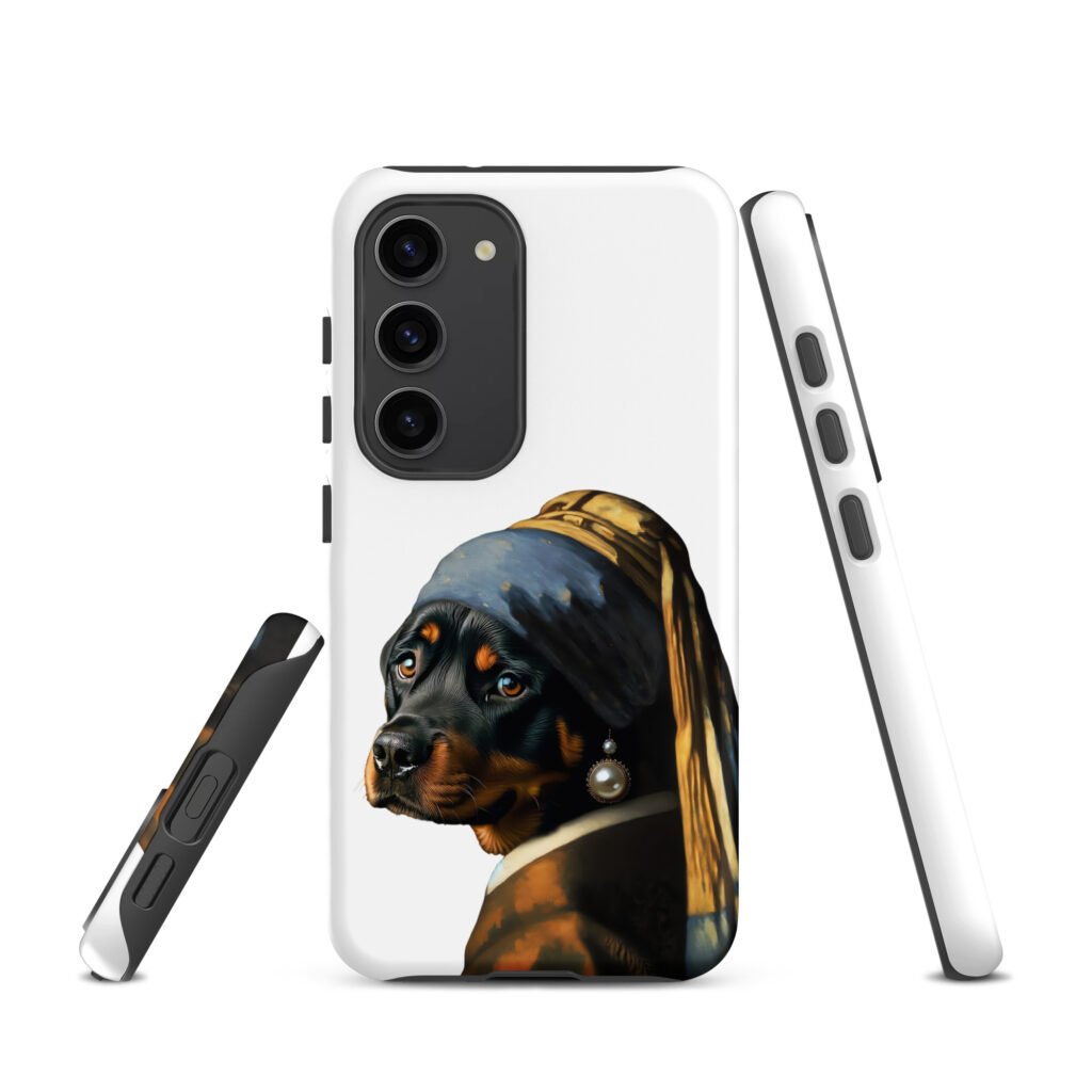 Rottweiler with Pearl Earring – Tough case for Samsung®