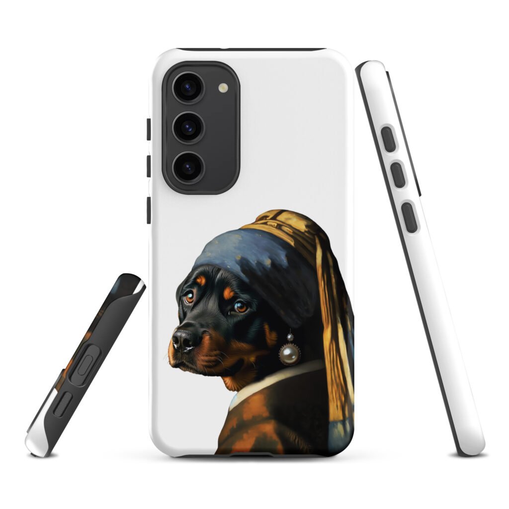 Rottweiler with Pearl Earring – Tough case for Samsung®