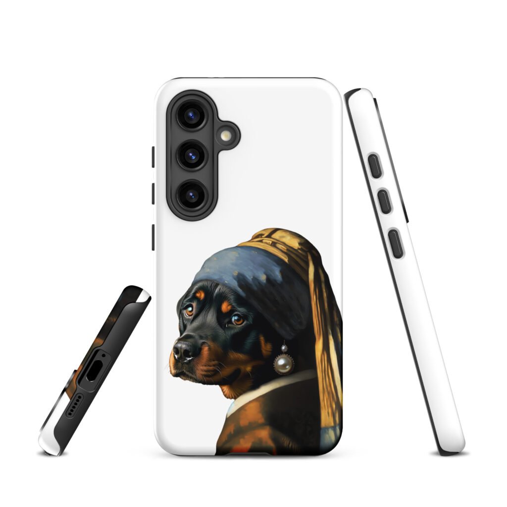 Rottweiler with Pearl Earring – Tough case for Samsung®